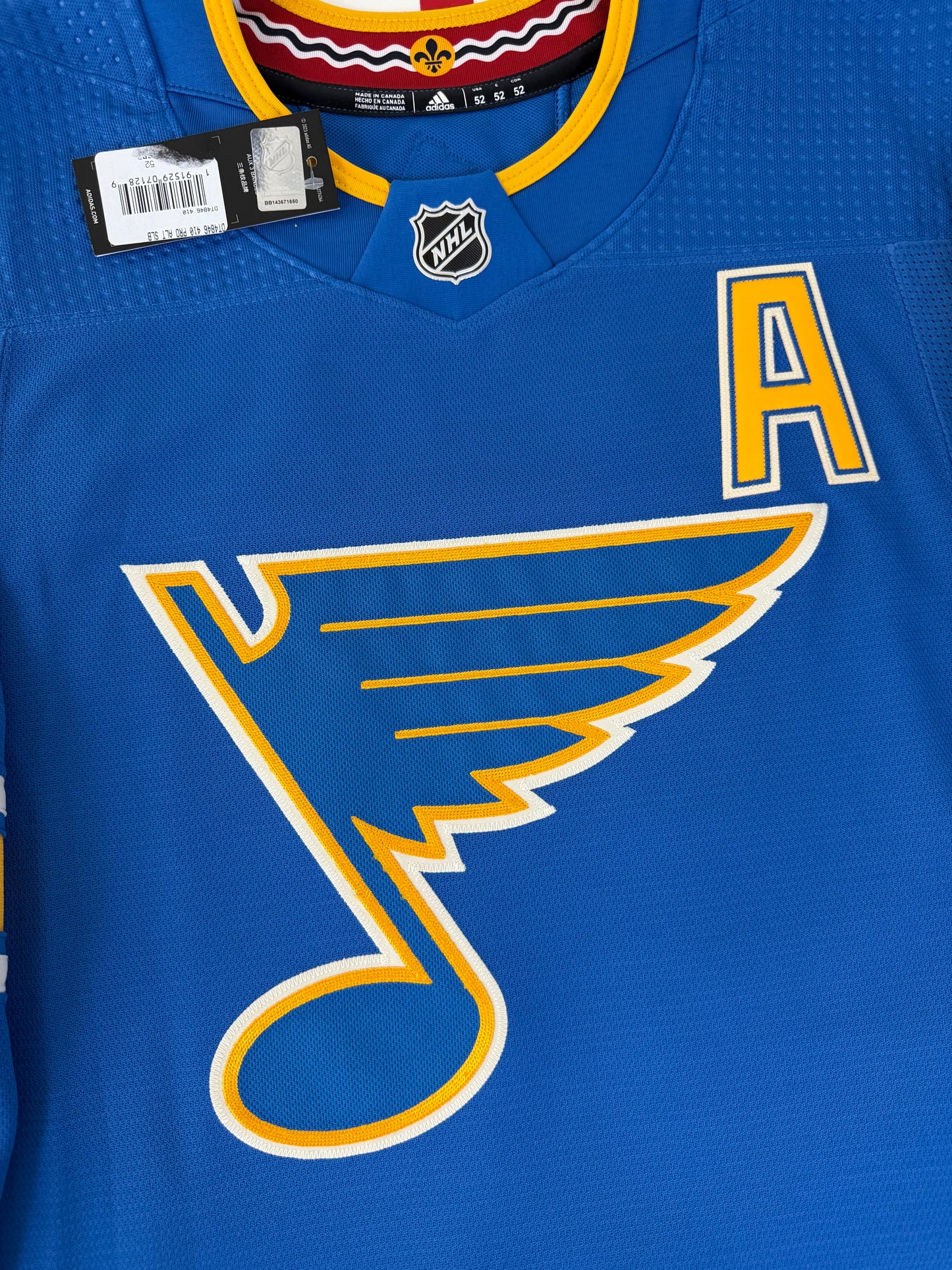St. Louis Blues Vladimir Terasenko 2018-2021 Alternate NHL Hockey Jersey (52/Large)