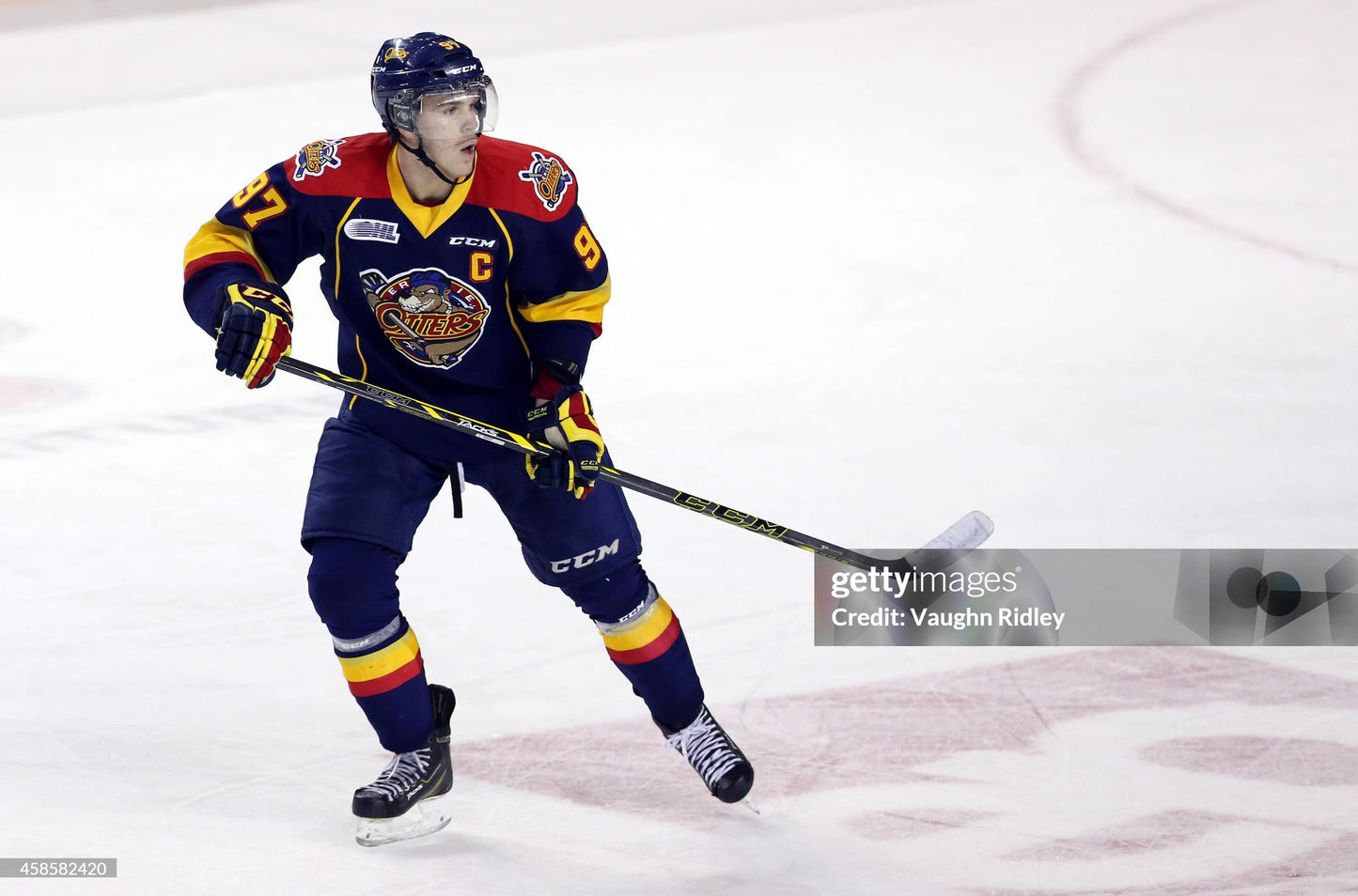 Erie Otters Conner McDavid 2014-2015 OHL Hockey Jersey (60/XXXL)