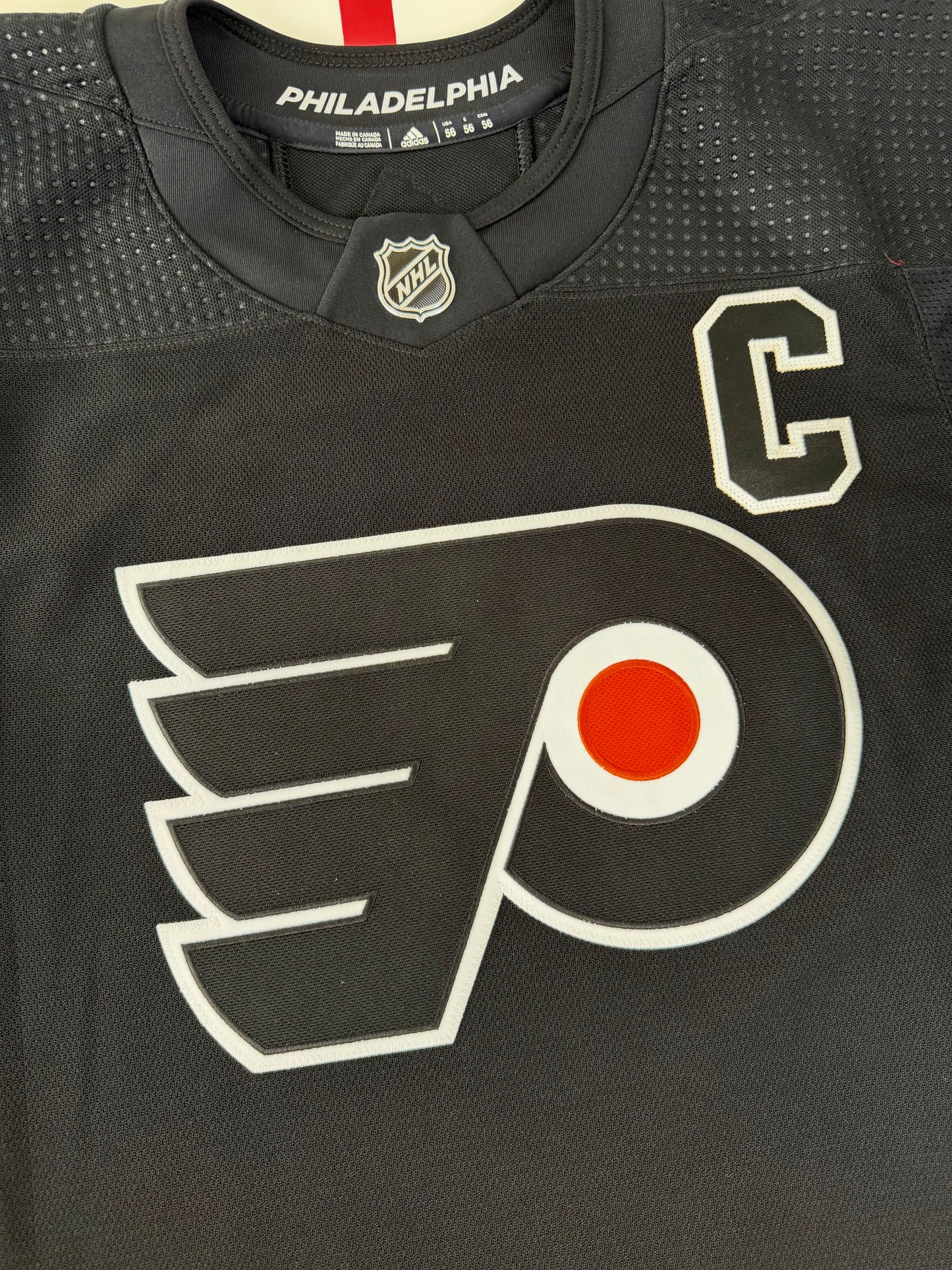 Philadelphia Flyers Claude Giroux 2018-2021 Alternate NHL Hockey Jersey (56/XXL)