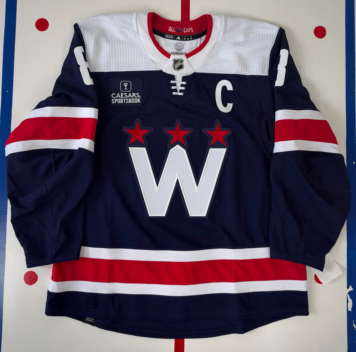 Washington Capitals Alexander Ovechkin 2021-2024 Alternate NHL Hockey Jersey (56/XXL)