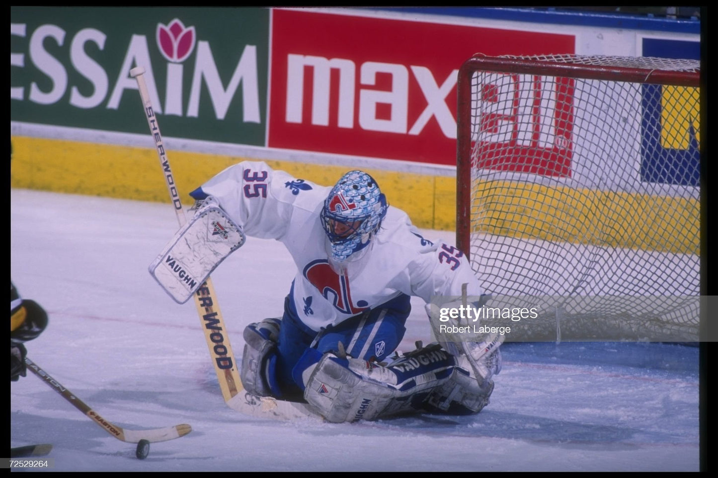 Quebec Nordiques 1990-1995 Stéphane Fiset NHL Hockey Jersey (48/Large)