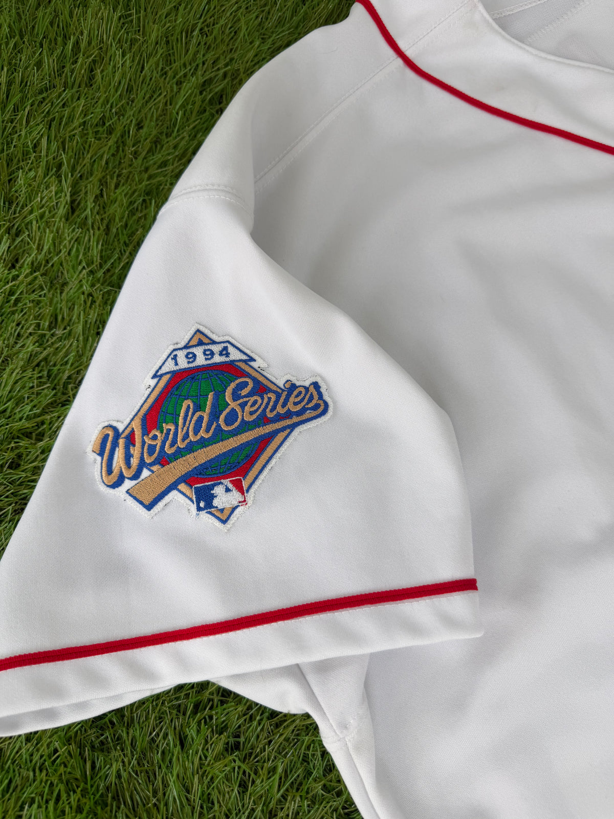 Cleveland Indians Albert Belle 1994 World Series MLB Baseball Jersey (54/XXL)