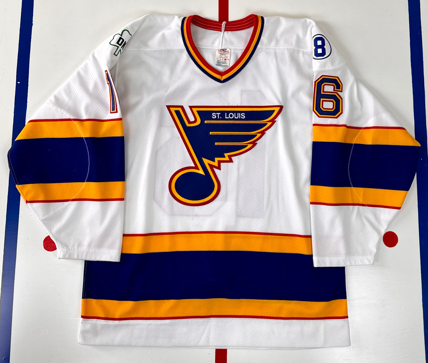 St. Louis Blues 1988-1989 Brett Hull NHL Hockey Jersey (44/Medium)