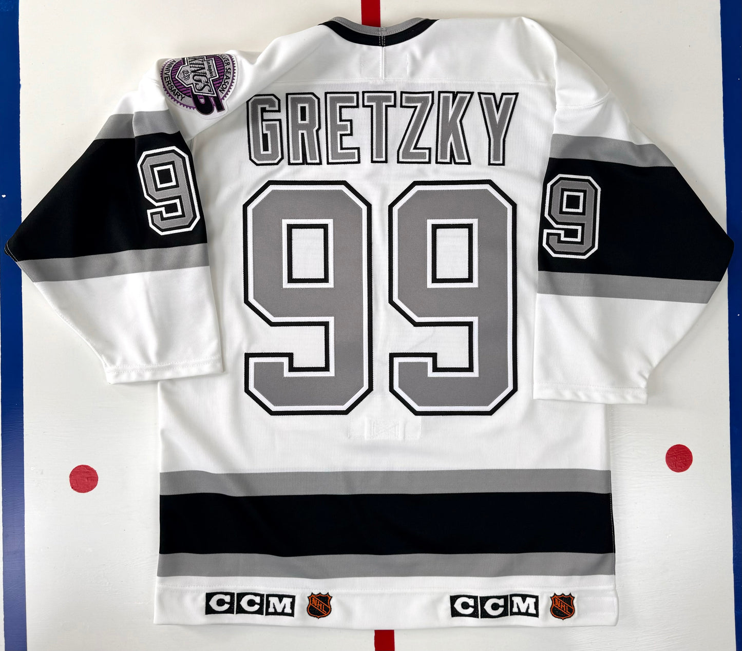 Los Angeles Kings 1991-1992 Wayne Gretzky NHL Hockey Jersey (44/Medium)