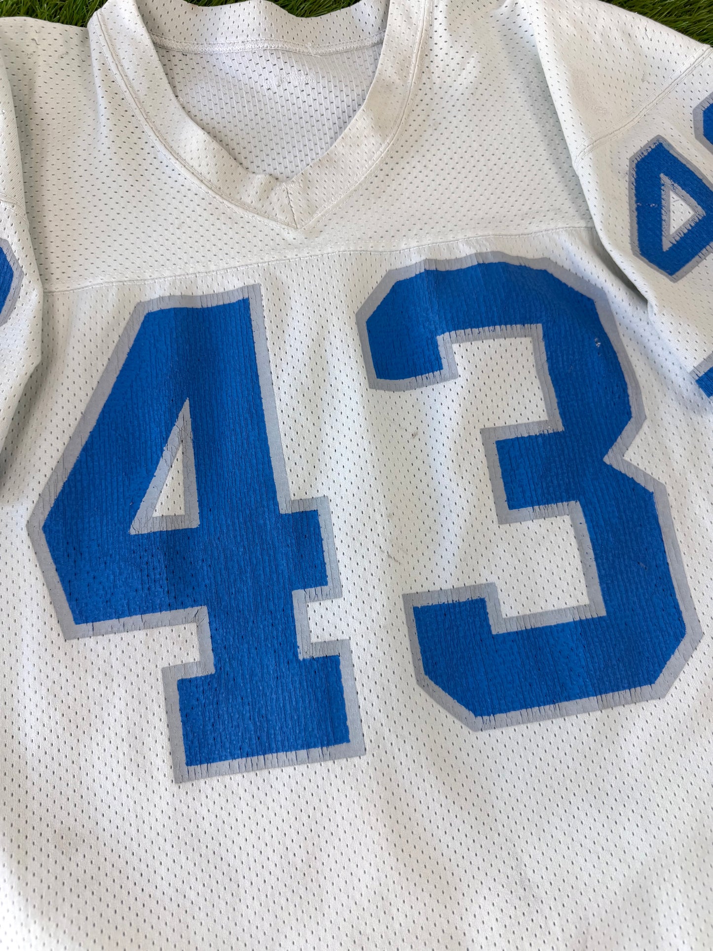 Detroit Lions Jerry Holmes Game Worn Jersey 1988-1989 NFL Football Jersey (40/Medium)
