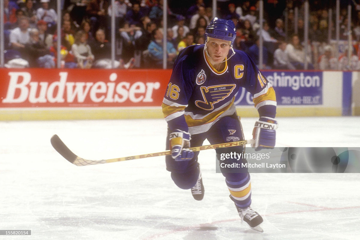 St. Louis Blues Brett Hull 1992-1993 NHL Hockey Jersey (48/Large)