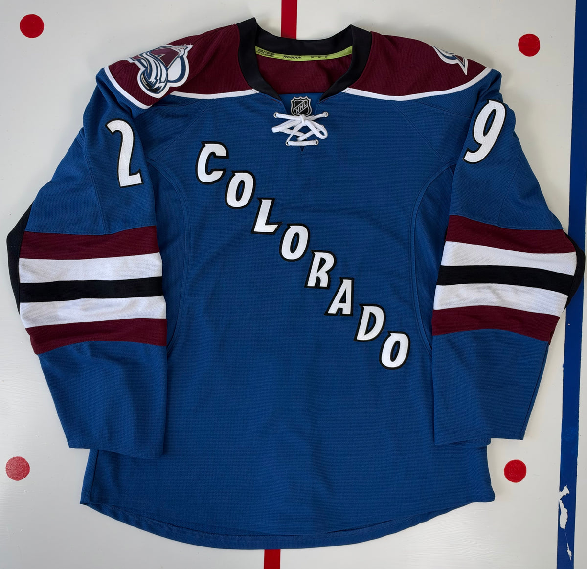 Colorado Avalanche Nathan MacKinnon 2013-2015 Alternate NHL Hockey Jersey (50/Medium)