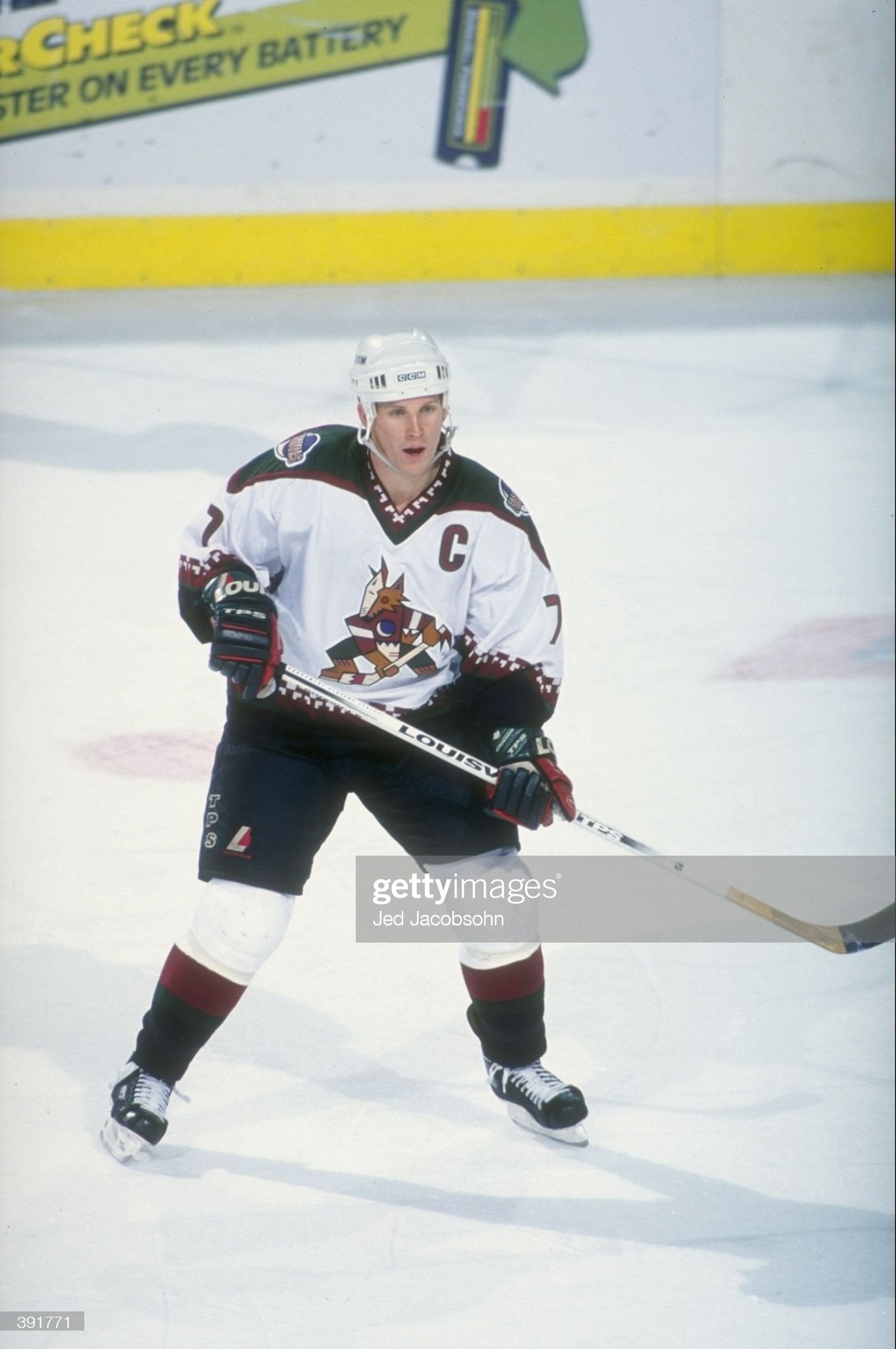 Phoenix Coyotes 1996-1999 Keith Tkachuk Hockey Jersey (46/Medium)