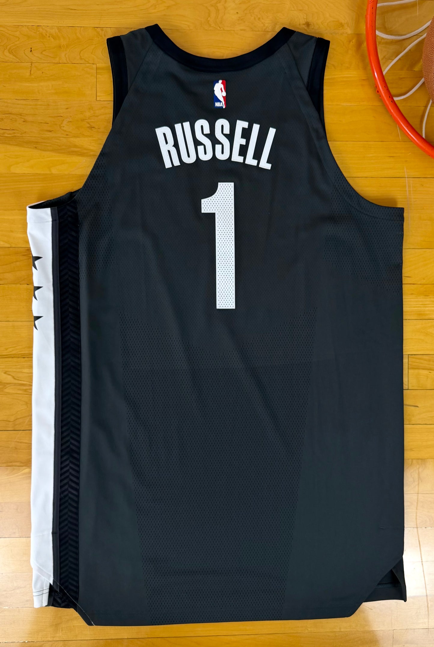Brooklyn Nets D’Angelo Russell 2017-2019 Statement Edition NBA Basketball Jersey (54/XXL)