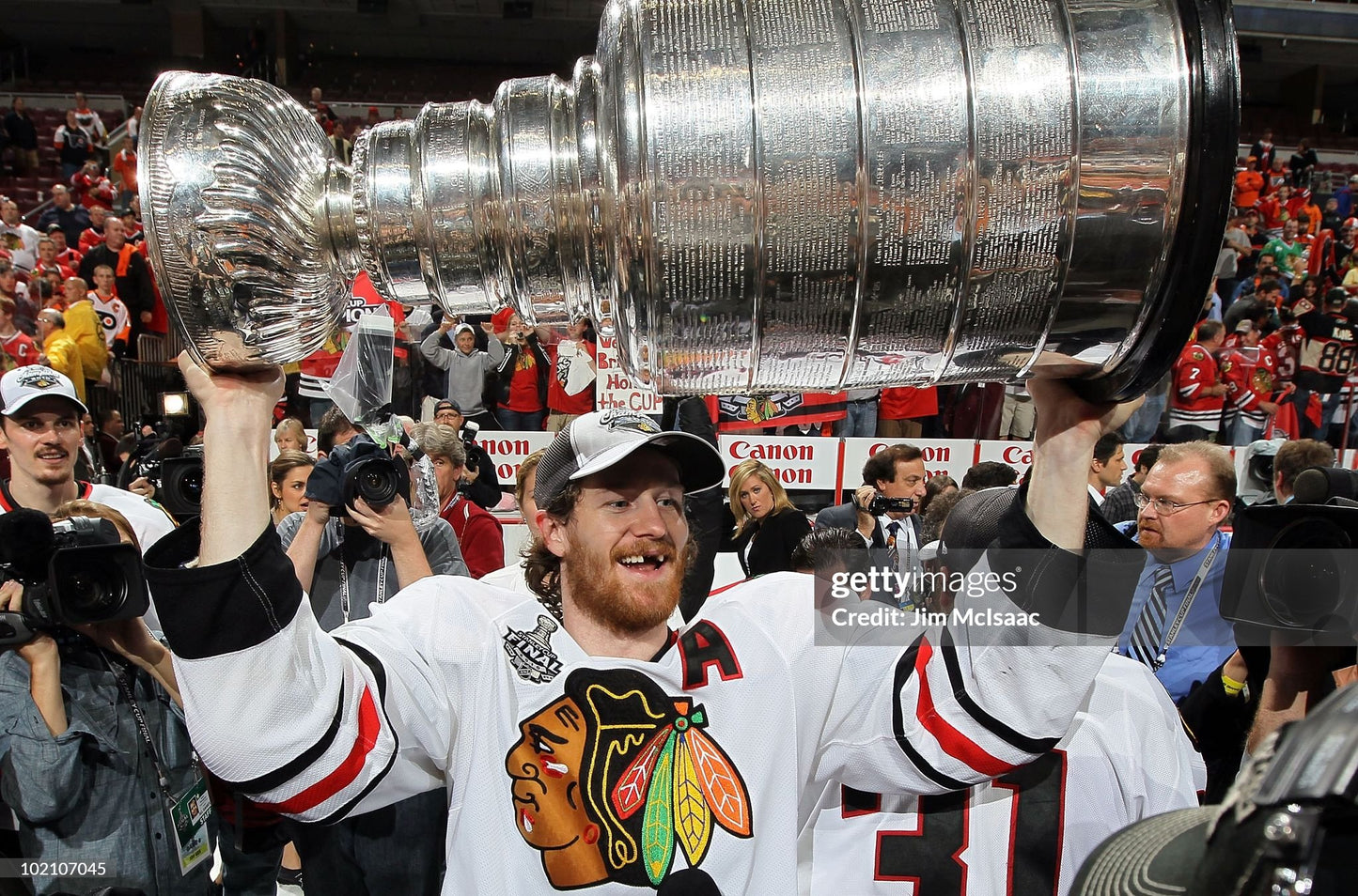 Chicago Blackhawks Duncan Keith 2010 Stanley Cup Finals NHL Hockey Jersey (56/XXL)