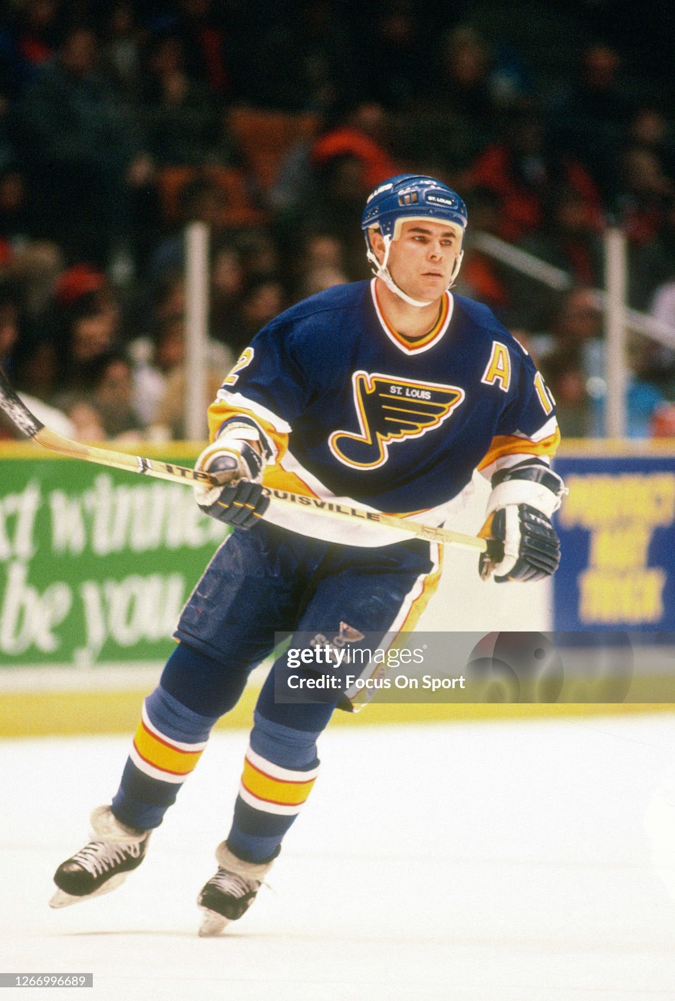 St. Louis Blues Adam Oates 1989-1990 NHL Hockey Jersey (48/Large)