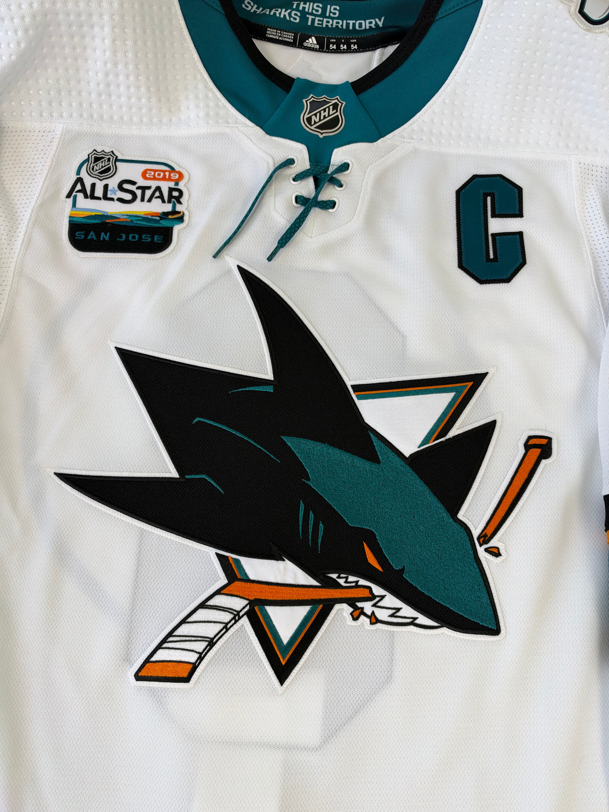 San Jose Sharks Joe Pavelski 2018-2019 NHL Hockey Jersey (54/XL)