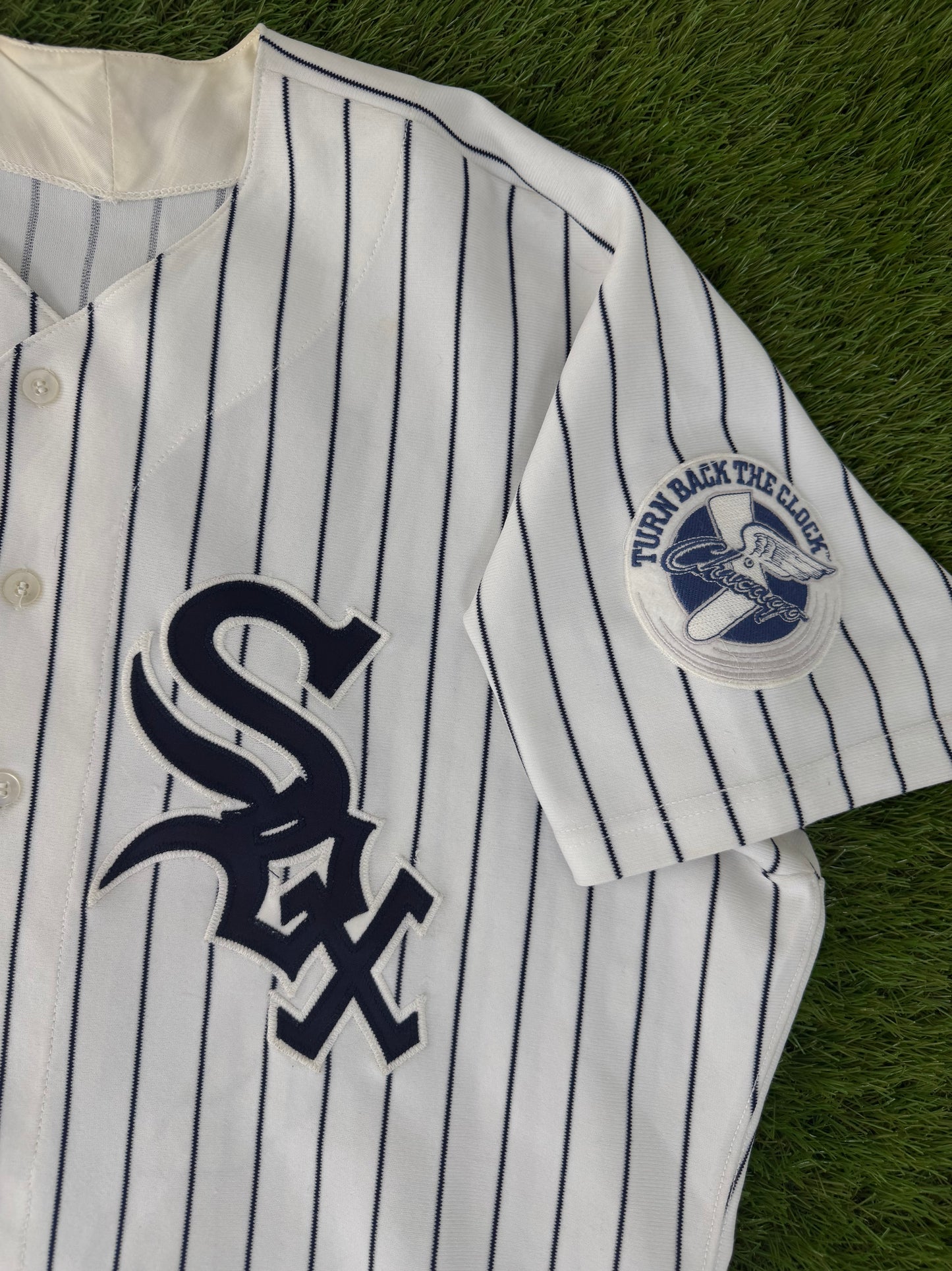 Chicago White Sox Dane Johnson 1994 Turn Back the Clock to 1964 MLB Baseball Jersey (48/XL)