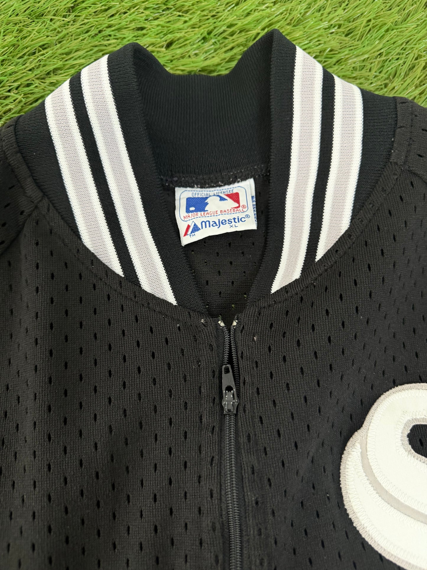 Chicago White Sox Bo Jackson 1991 Batting Practice Q-Zip Jersey (XL)