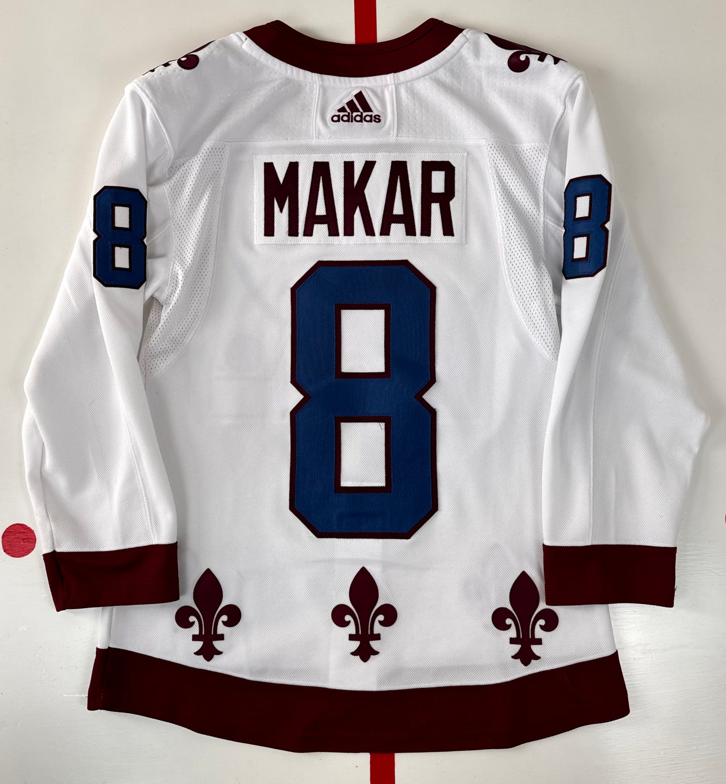 Colorado Avalanche Cale Makar 2021 Reverse Retro 1.0 NHL Hockey Jersey (42/Extra Small)
