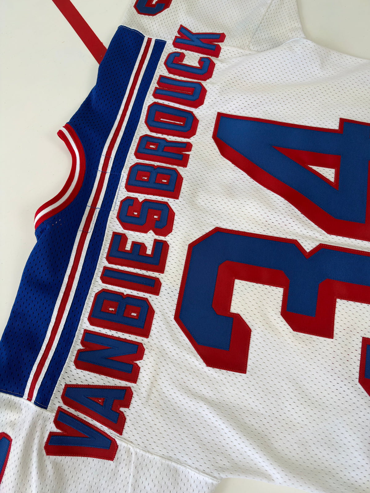 New York Rangers John Vanbiesbrouck 1981-1986 NHL Hockey Jersey (46/Medium)