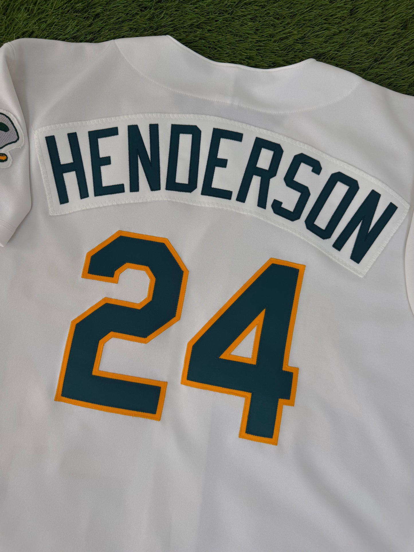 Oakland Athletics Rickey Henderson 1993 MLB Baseball Jersey (48/XL)