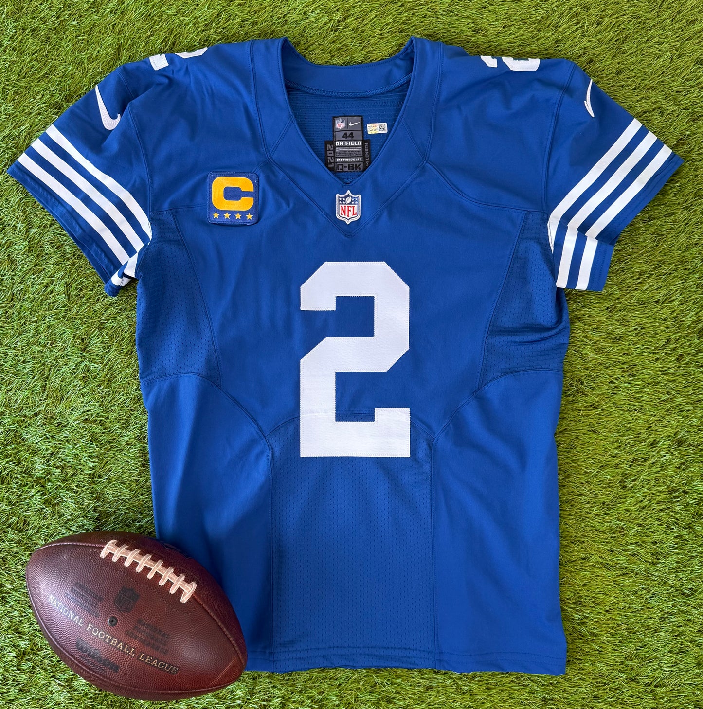 Indianapolis Colts Matt Ryan 2022 Team Issued Throwback NFL Football Jersey (44/Large)