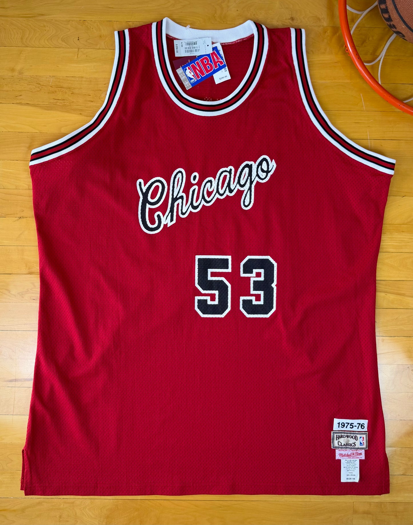 Chicago Bulls Artis Gilmore 1976 NBA Basketball Jersey (56/XXXL)