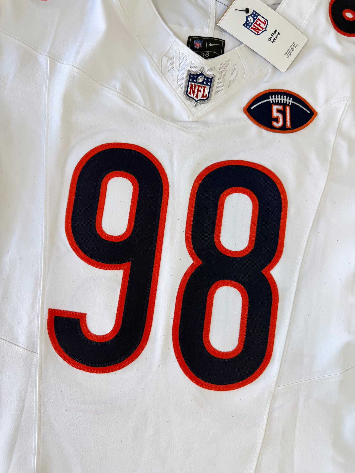 Chicago Bears Montez Sweat 2023 NFL Football Jersey (48/XL)