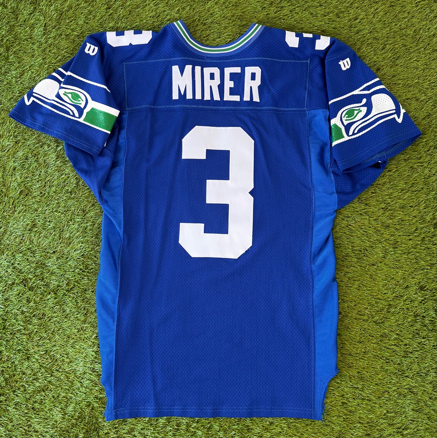 Seattle Seahawks Rick Mirer 1994 NFL Football Jersey (44/Large)
