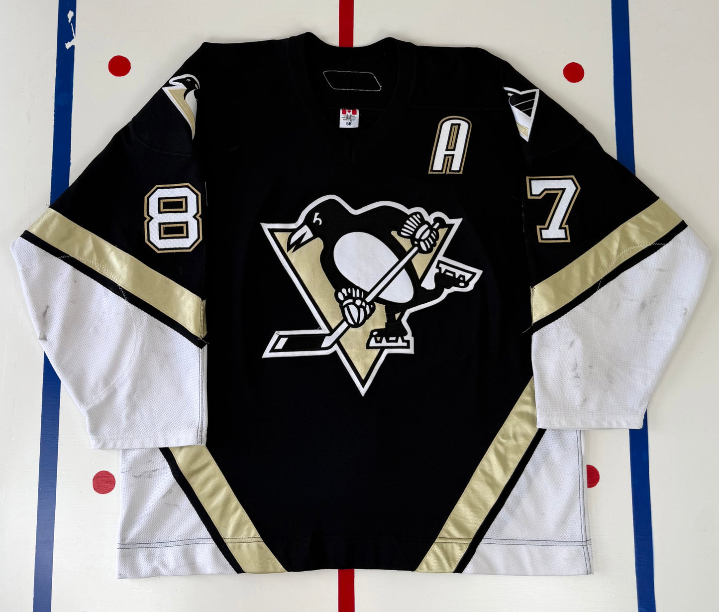 Pittsburgh Penguins Sidney Crosby 2005-2007 NHL Hockey Jersey (58/XXXL)