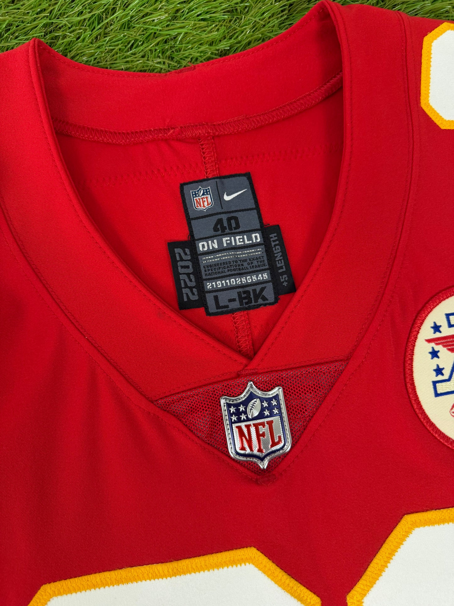 Kansas City Chiefs Trent McDuffie 2022 Game Issued NFL Football Jersey (40/Medium)