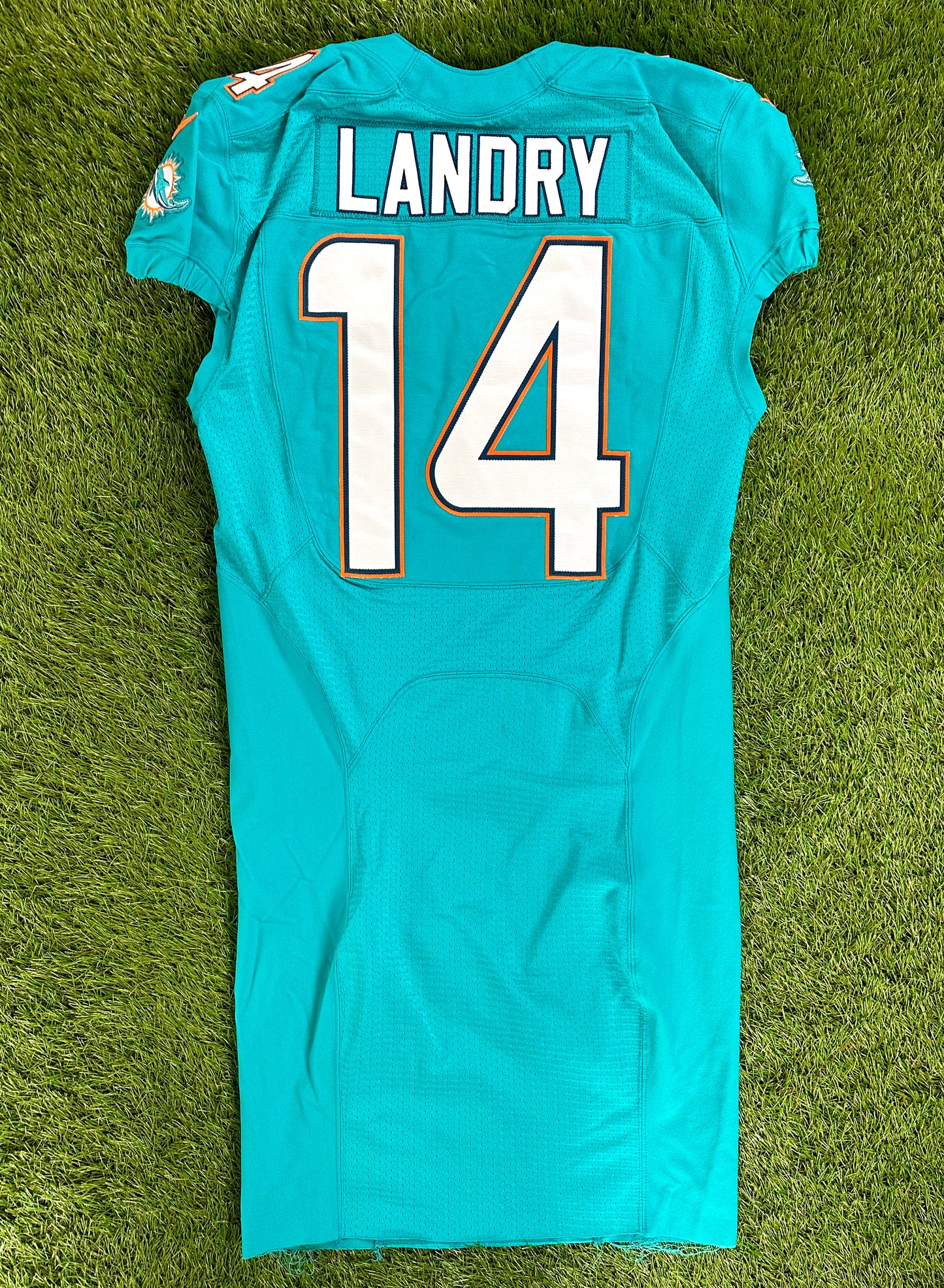 Miami Dolphins Jarvis Landry 2014 Team Issued NFL Football Jersey (42/Large)