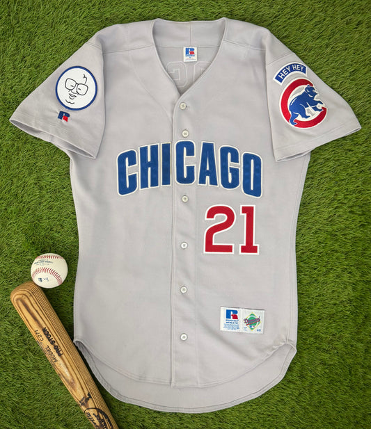 Chicago Cubs Sammy Sosa 1998 MLB Baseball Jersey (40/Medium)