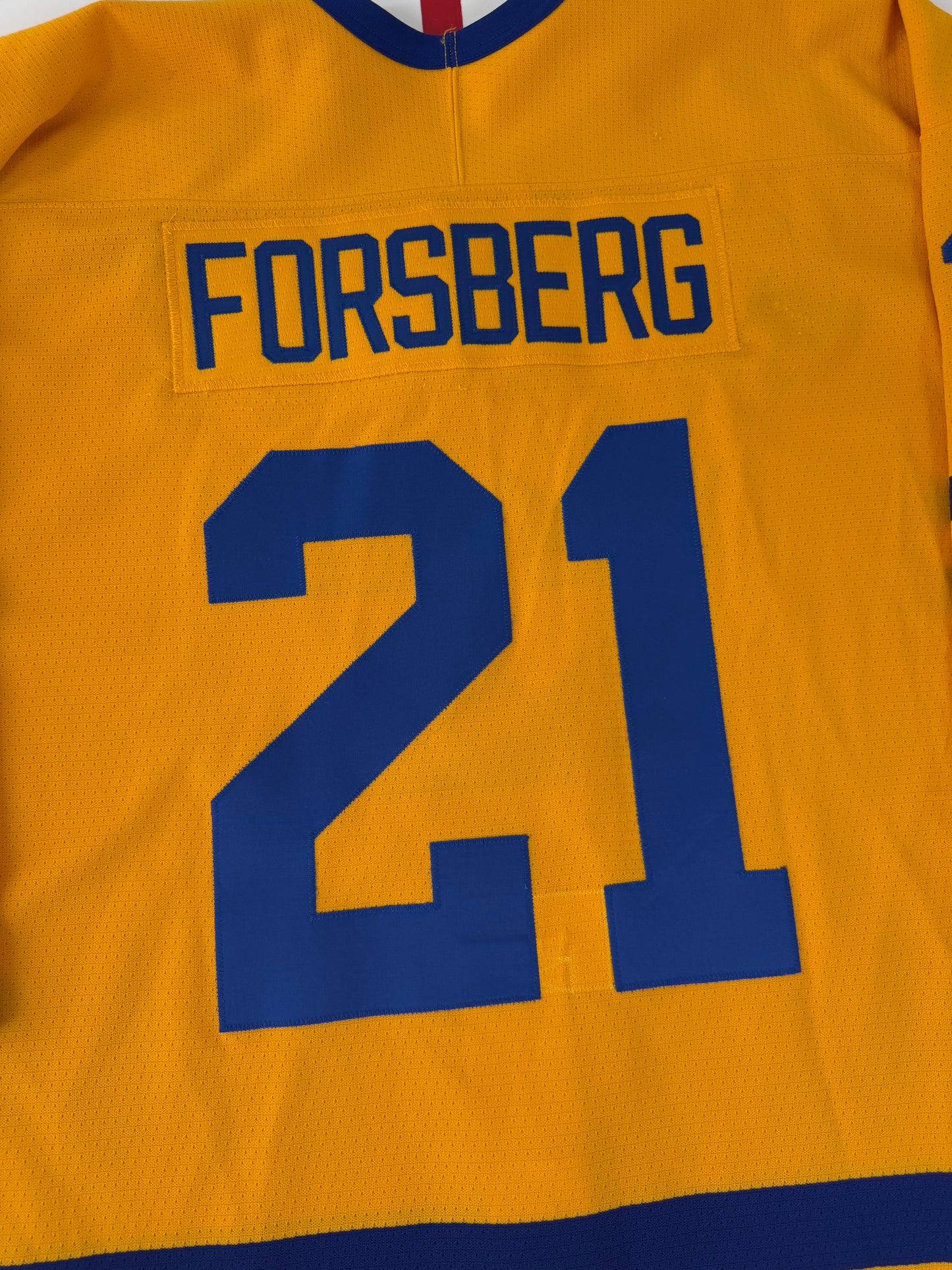 Team Sweden Peter Forsberg 1996 World Cup of Hockey Jersey (52/XL)