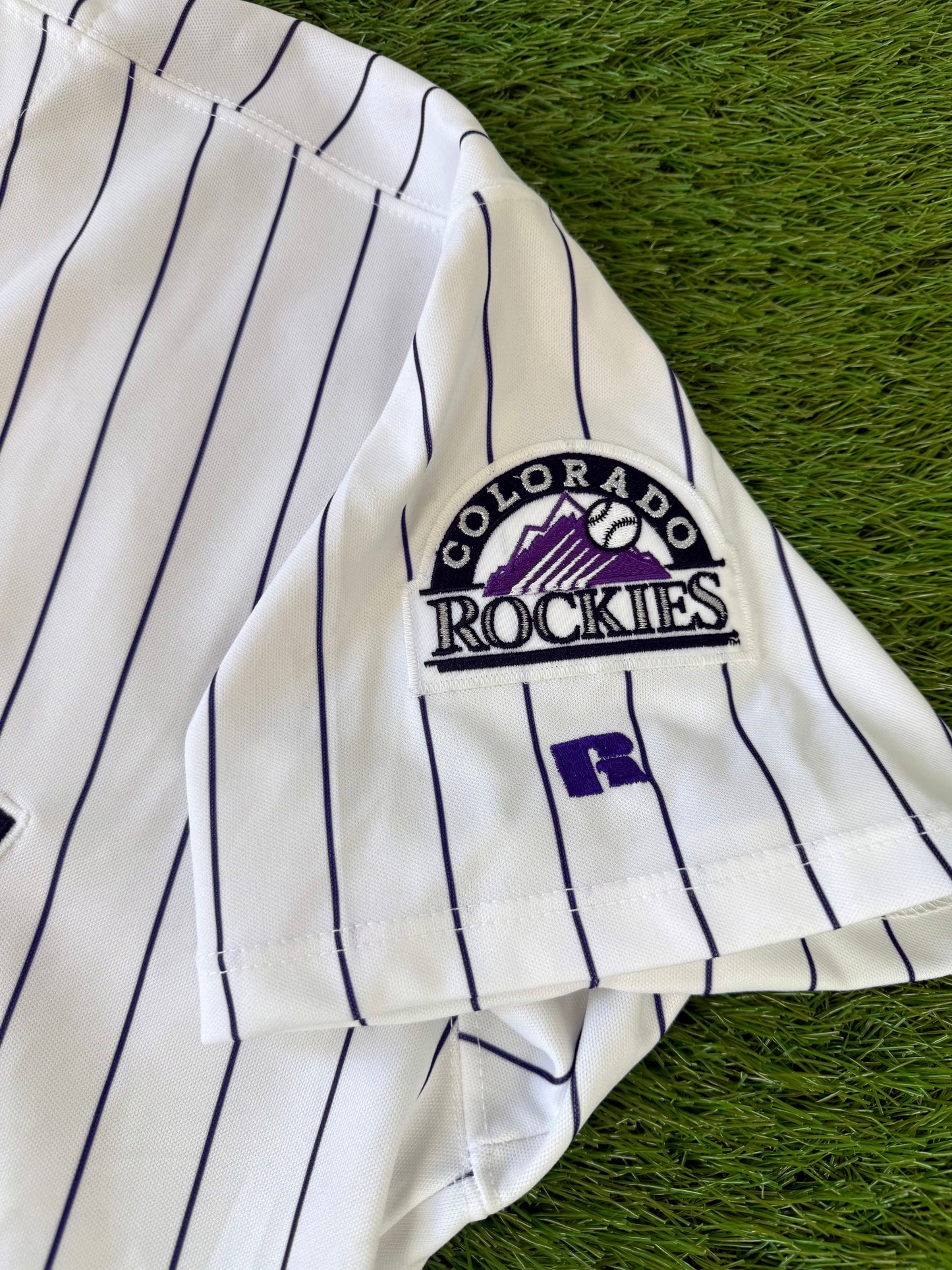 Colorado Rockies Larry Walker Autographed 2002 MLB Baseball Jersey (52/XXL)