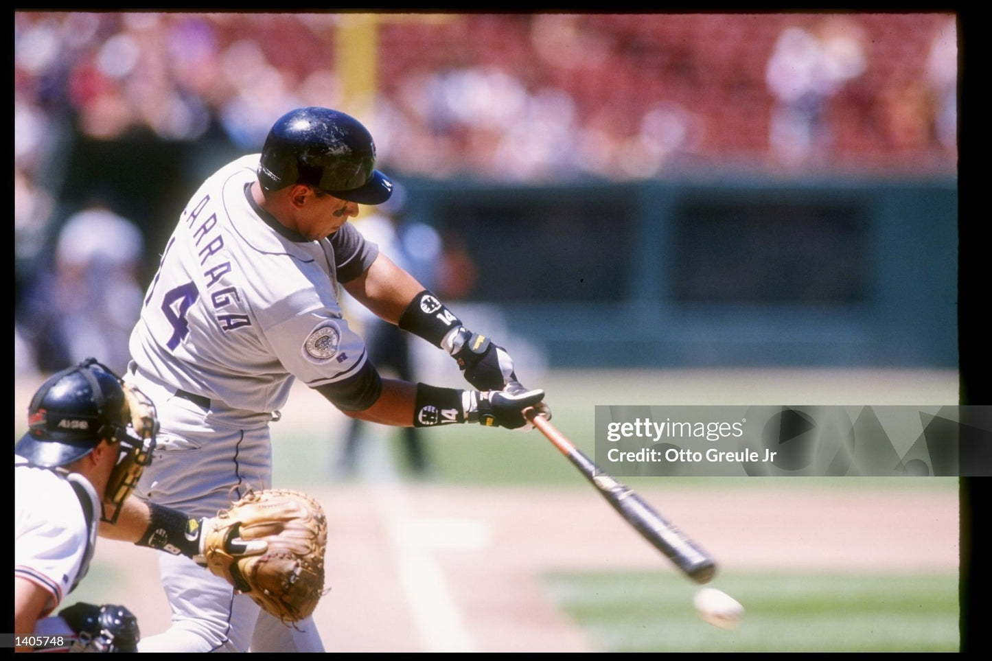 Colorado Rockies 1993 Andres Galarraga MLB Baseball Jersey (44/Large)