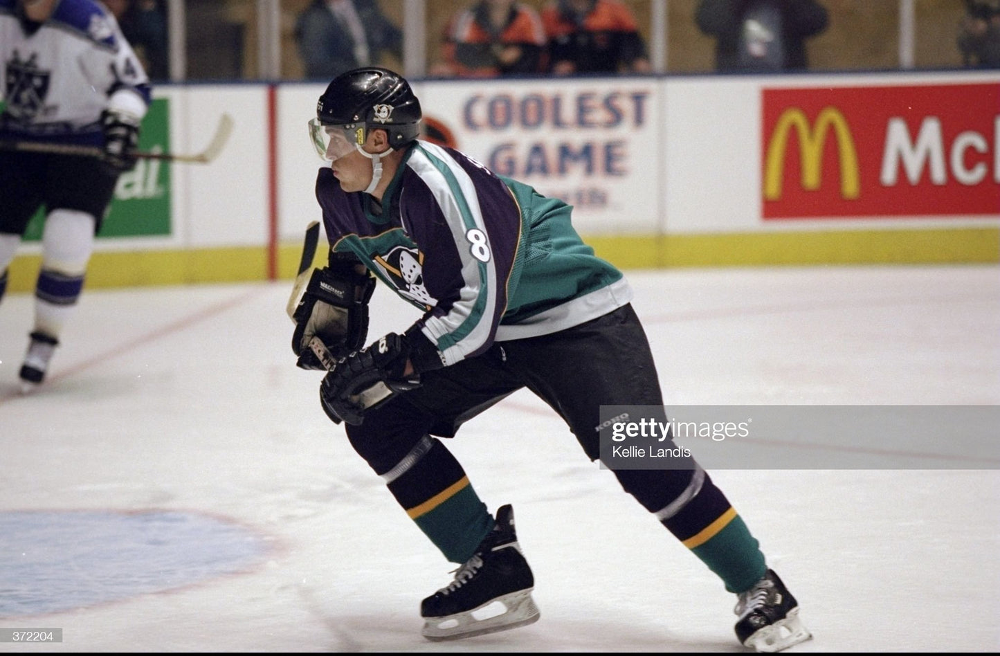 Mighty Ducks of Anaheim 1997-1999 Alternate Teemu Selanne NHL Hockey Jersey  (48/Large)