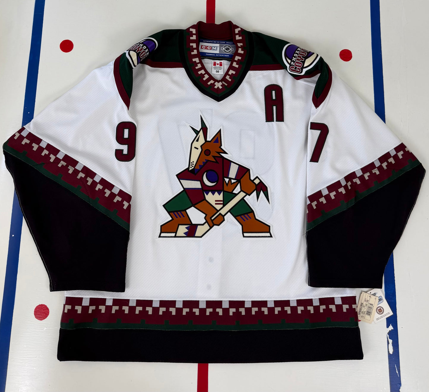 Phoenix Coyotes Jeremy Roenick 2000-2001 NHL Hockey Jersey (56/XXL)
