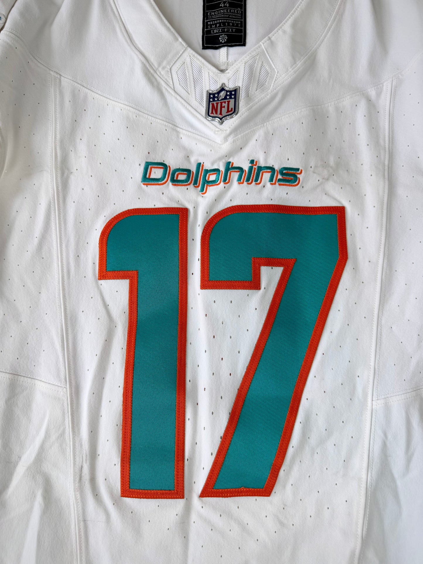 Miami Dolphins Jaylen Waddle 2023-2025 NFL Football Jersey (44/Large)