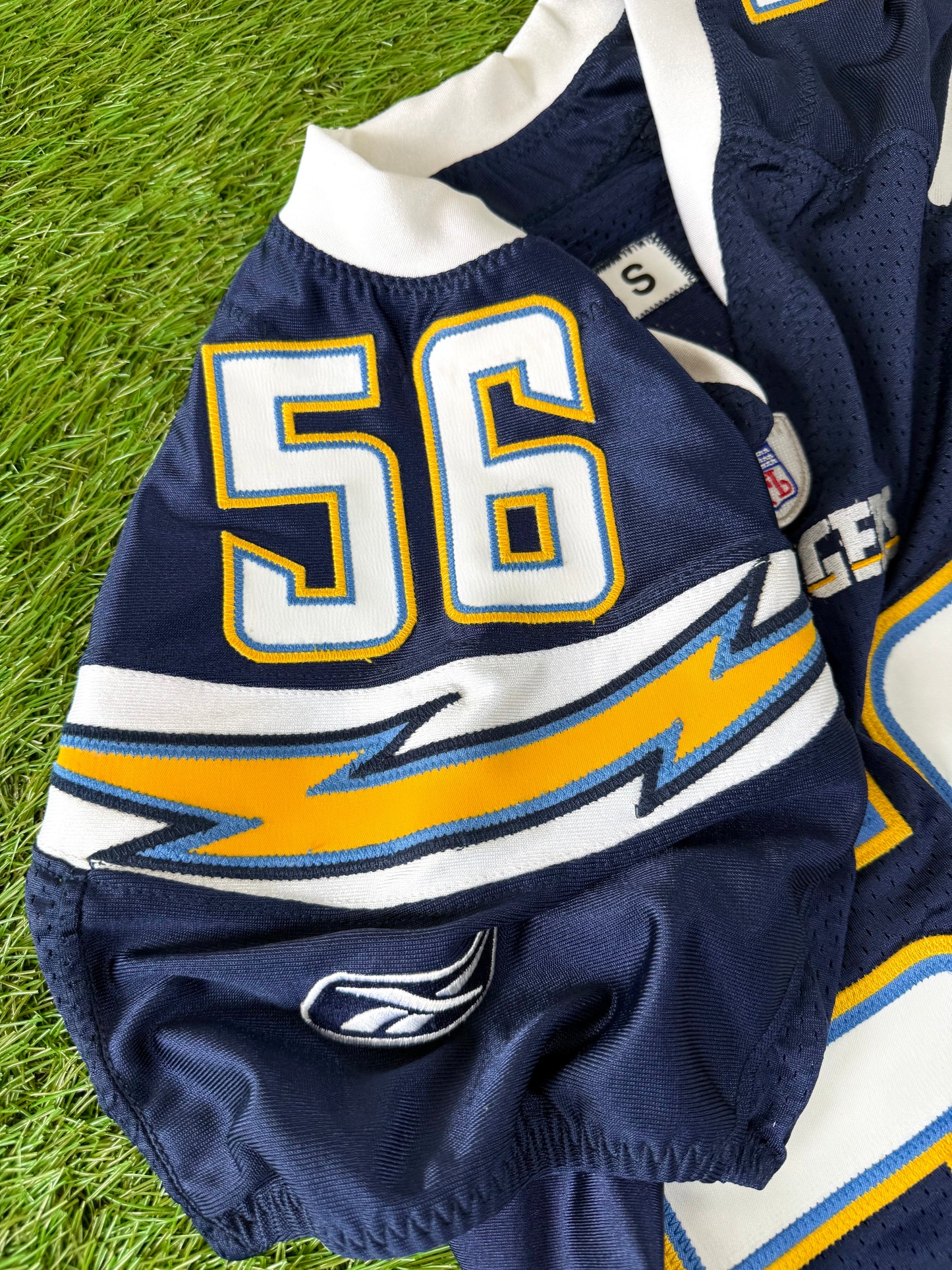 San Diego Chargers Shawne Merriman Team Issued Autographed NFL Football Jersey (44/Large)