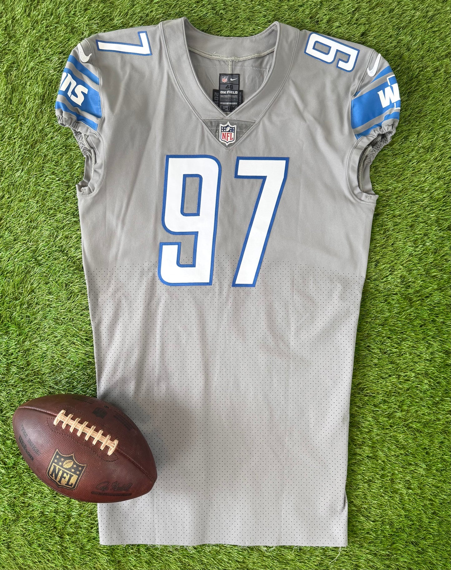 Detroit Lions Aidan Hutchinson 2022 NFL Football Jersey (46/Large)