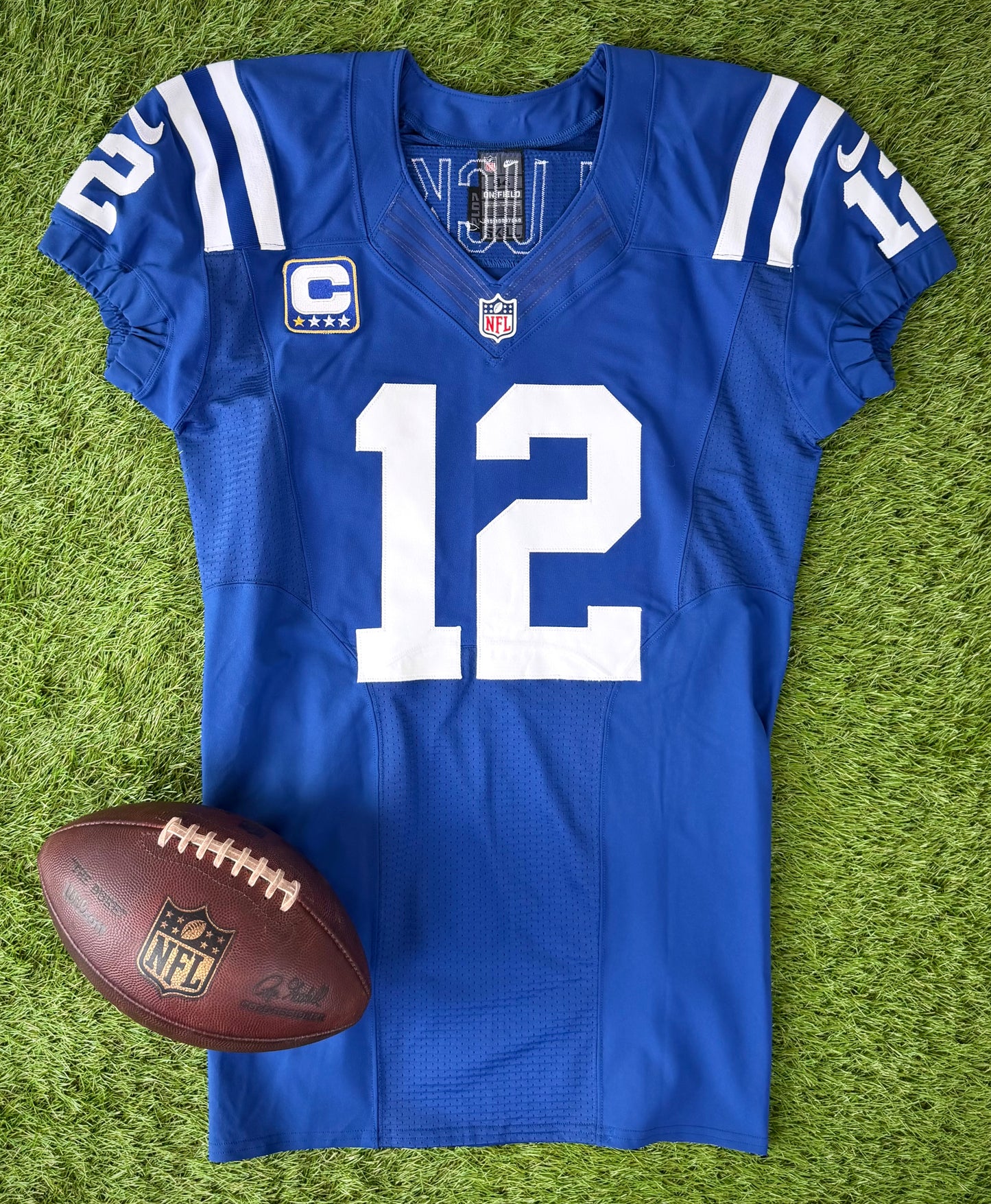Indianapolis Colts Andrew Luck 2012 Team Issued NFL Football Jersey (44/Large)
