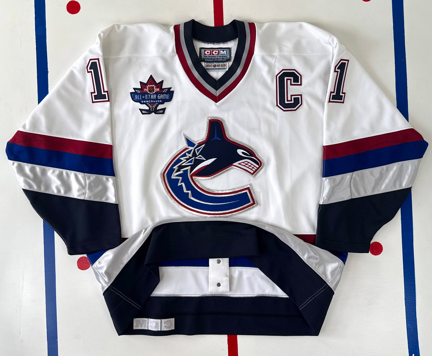Vancouver Canucks Mark Messier 1997-1998 NHL Hockey Jersey (54/XXL)