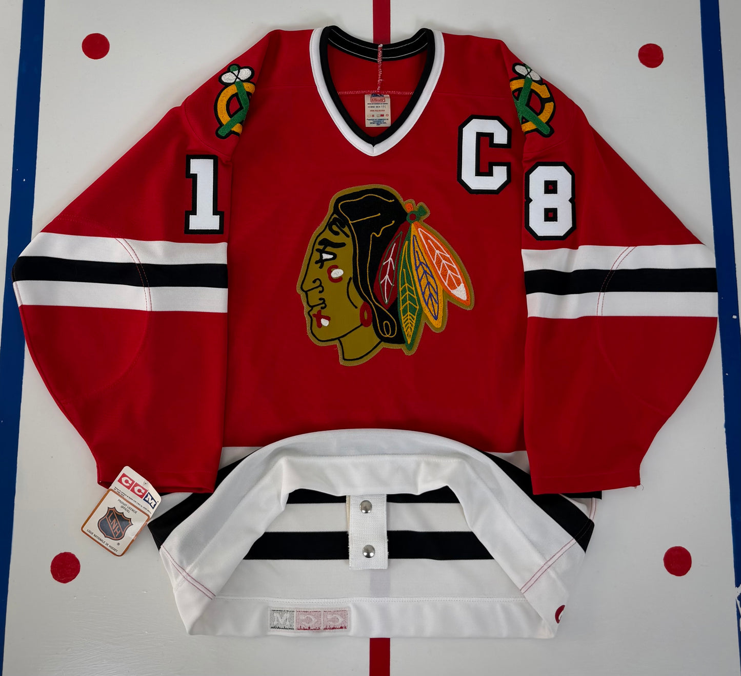 Chicago Blackhawks Denis Savard 1988-1989 NHL Hockey Jersey (44/Medium)