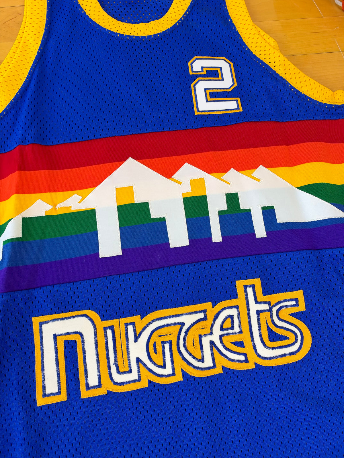 Denver Nuggets Alex English 1985-1986 NBA Basketball Jersey (40/Medium)
