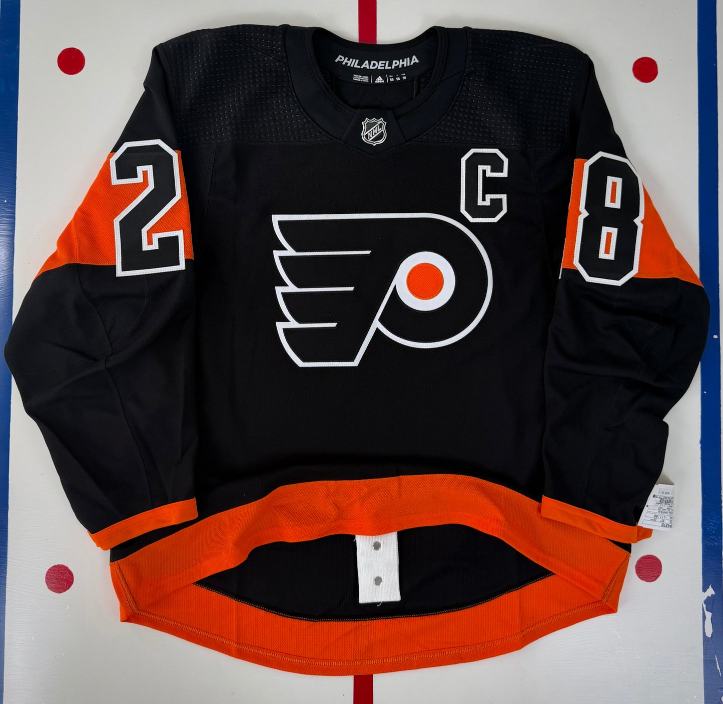 Philadelphia Flyers Claude Giroux 2018-2021 Alternate NHL Hockey Jersey (56/XXL)