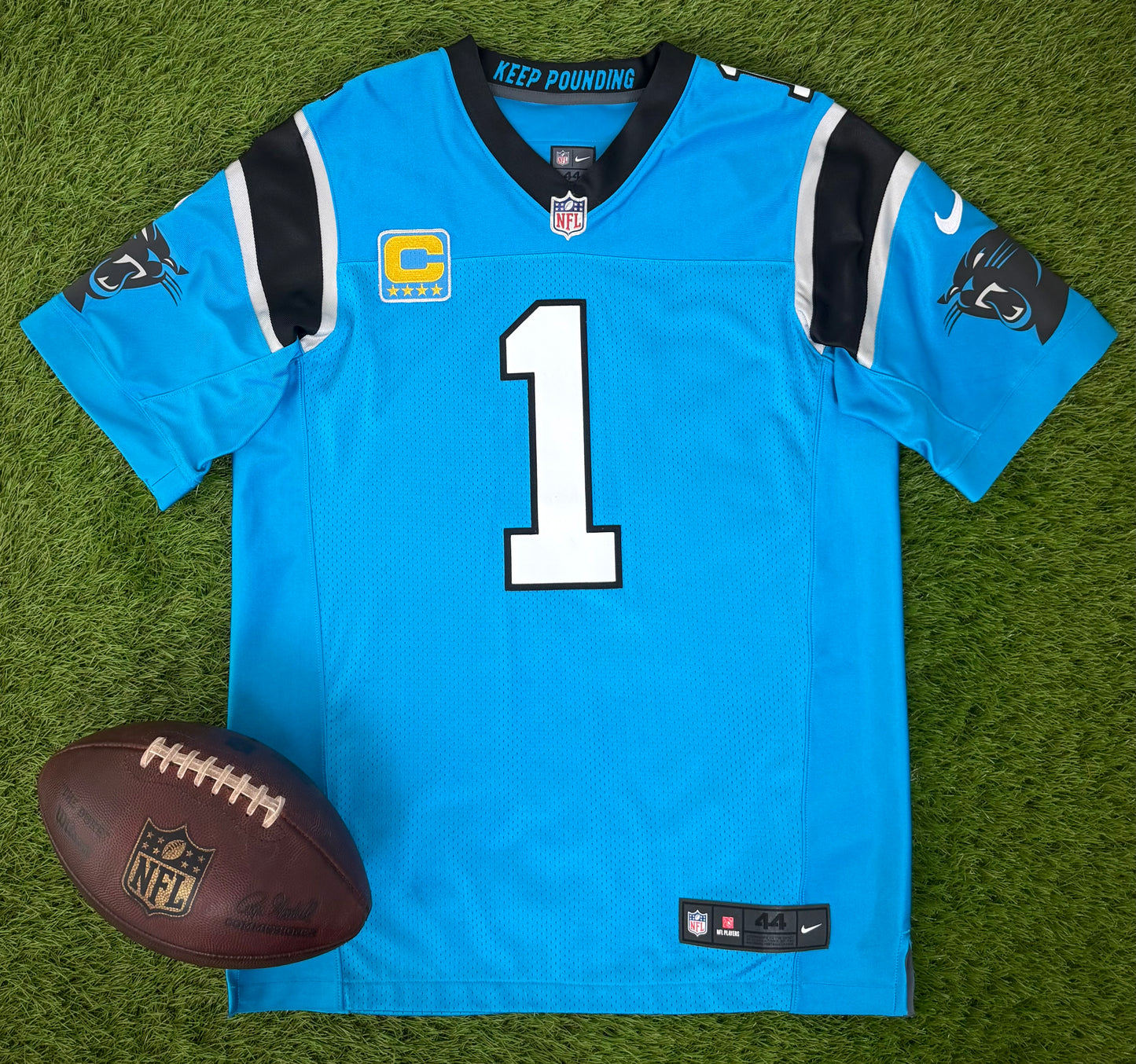 Carolina Panthers Cam Newton 2015 Alternate NFL Football Jersey (44/Large)