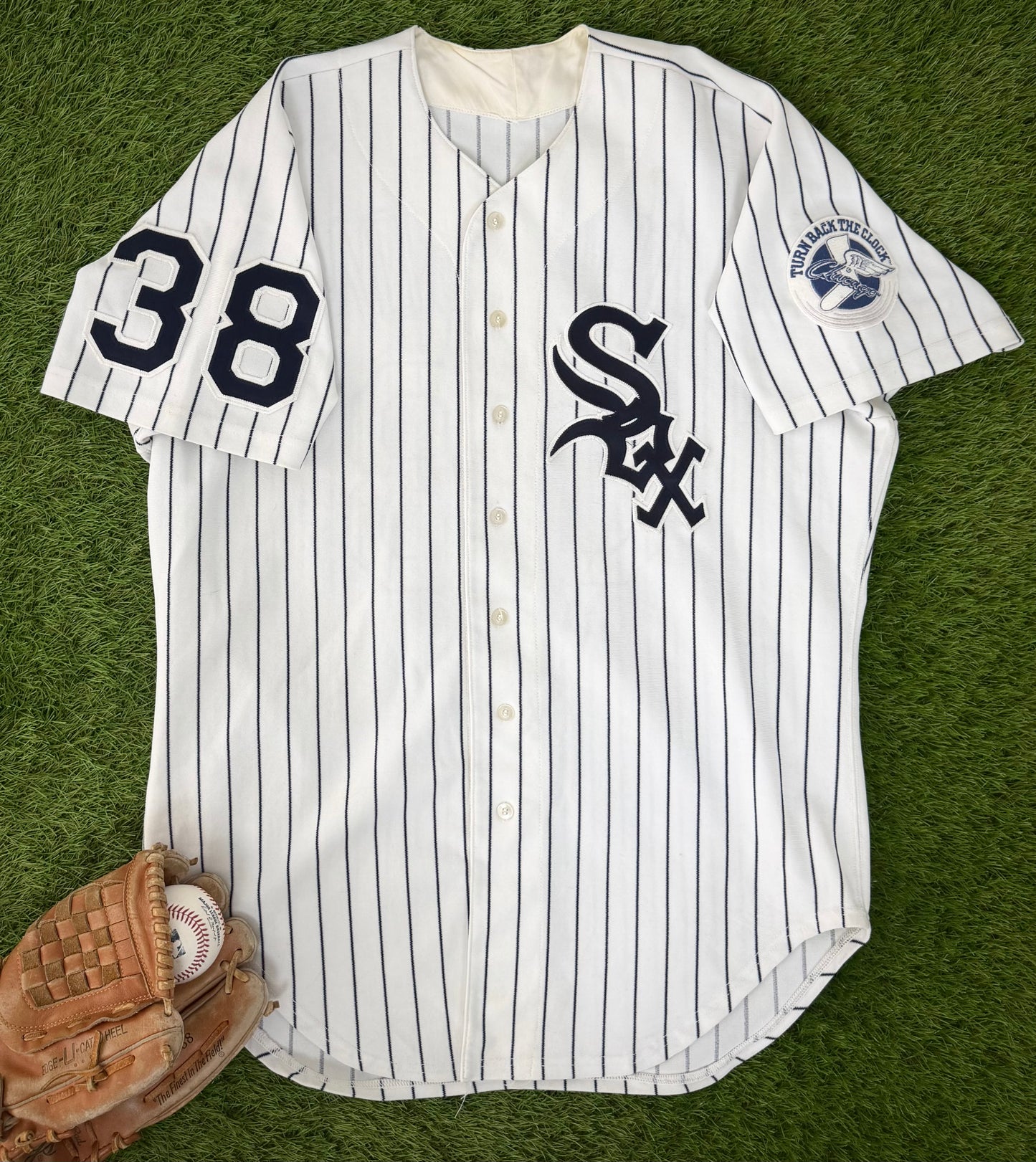 Chicago White Sox Dane Johnson 1994 Turn Back the Clock to 1964 MLB Baseball Jersey (48/XL)