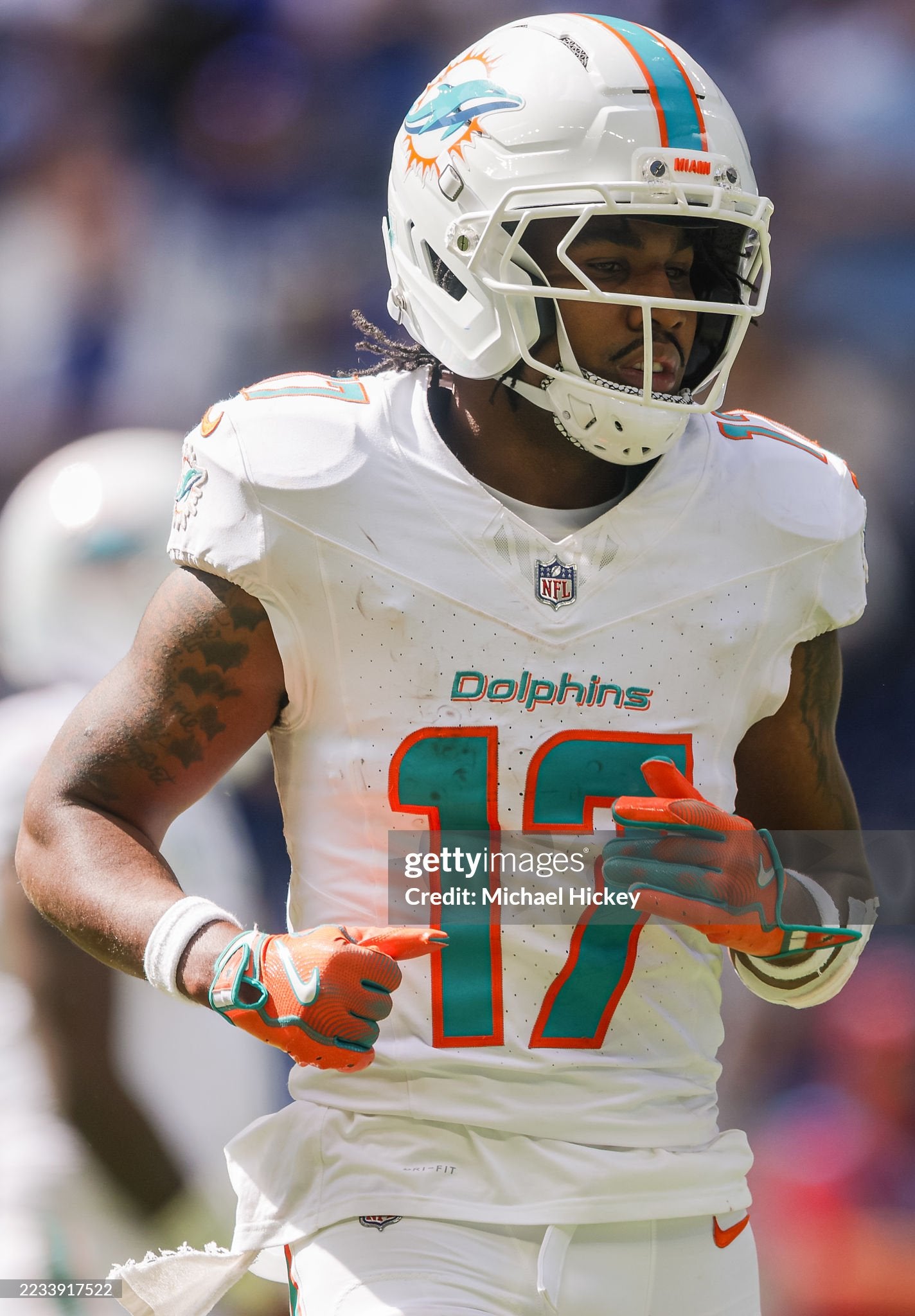 Miami Dolphins Jaylen Waddle 2023-2025 NFL Football Jersey (44/Large)