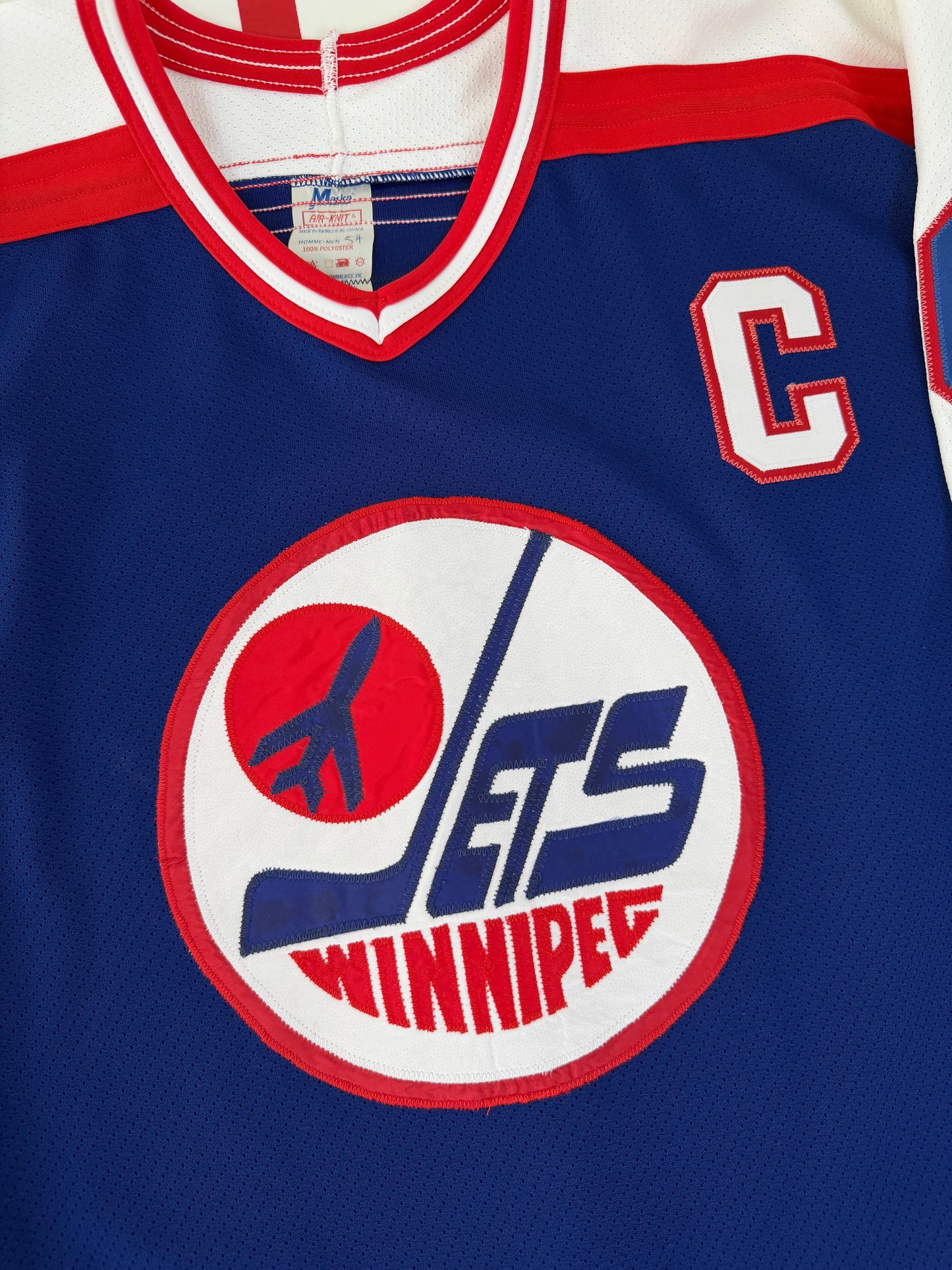 Winnipeg Jets Dale Hawerchuk 1988-1989 NHL Hockey Jersey (54/XXL)