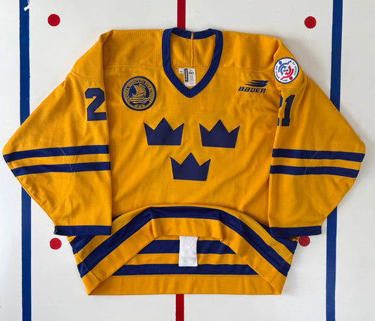Team Sweden Peter Forsberg 1996 World Cup of Hockey Jersey (56/XXL)