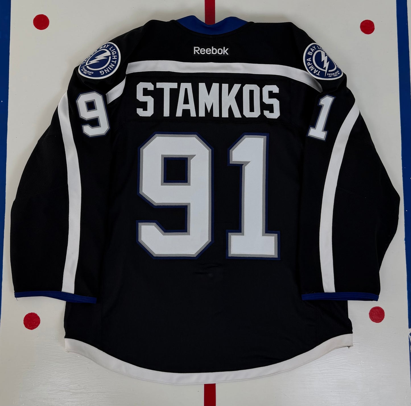 Tampa Bay Lightning Steven Stamkos 2014-2016 Alternate NHL Hockey Jersey (52/Large)