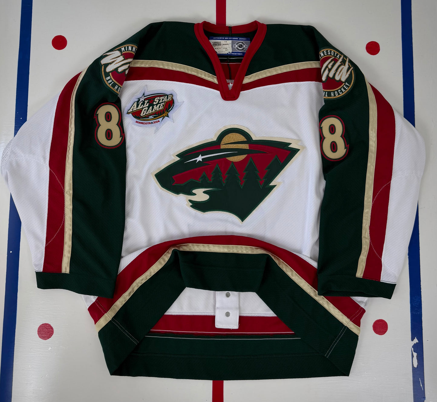 Minnesota Wild Brent Burns 2003-2004 NHL Hockey Jersey (56/XXXL)