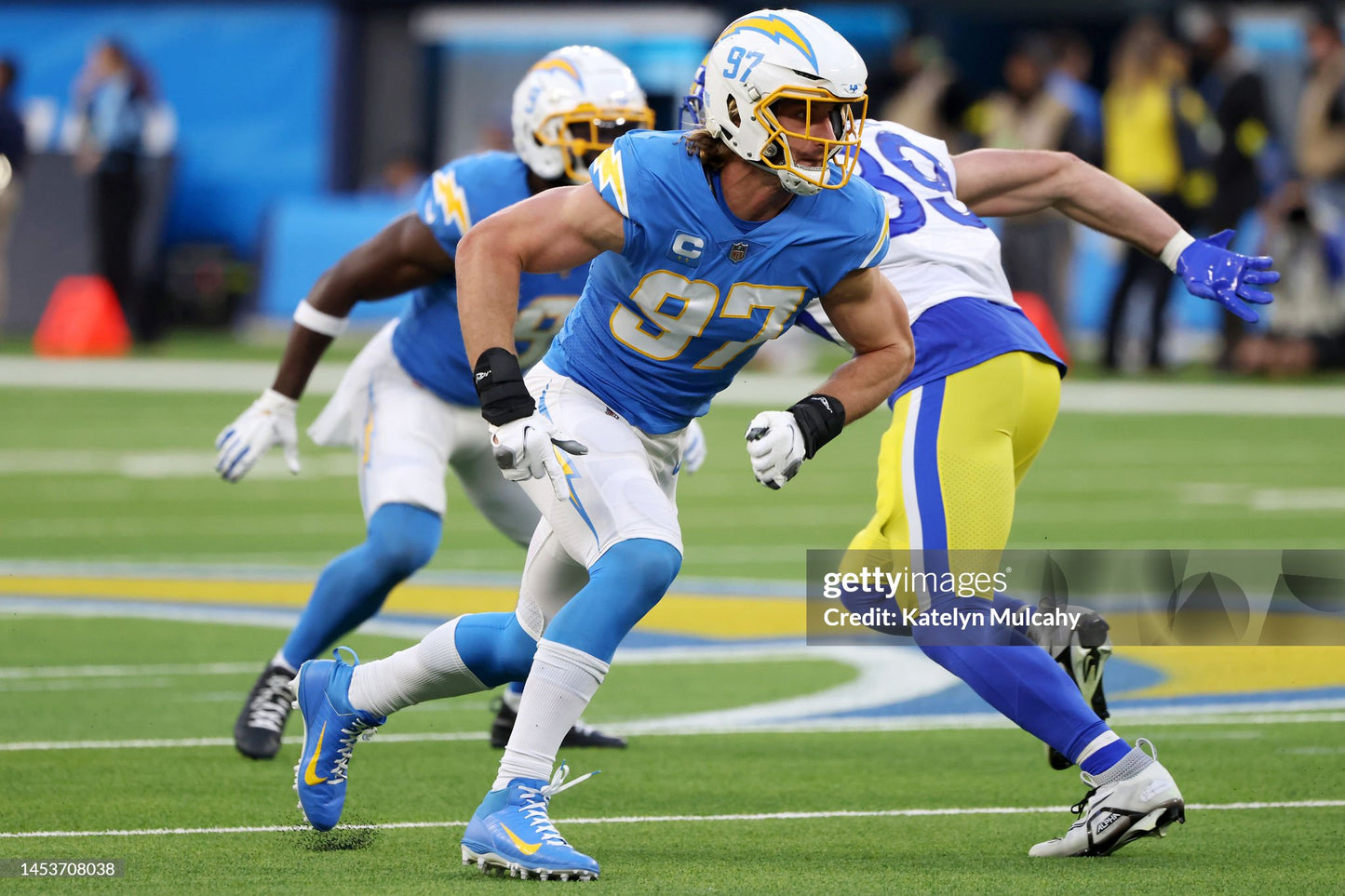 San Diego Chargers Joey Bosa 2022 Team Issued NFL Football Jersey (44/Large)